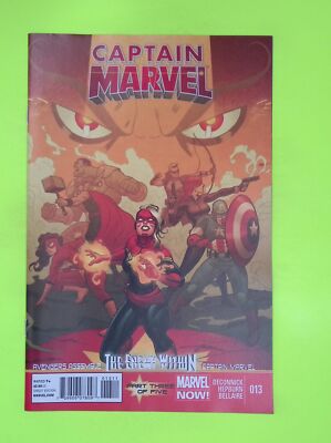 Captain Marvel #13 Vol. 6 2013 Marvel Comics Mid Grade Comic Book L74-265