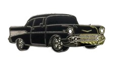57 Chevy Black Bel Air Car Lapel or Hat Pin 1957 Chevrolet New
