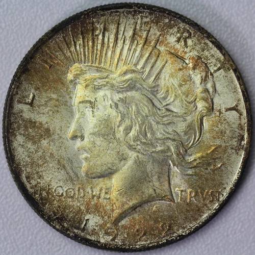 1922 Peace Silver Dollar Brilliant Uncirculated  - Beautiful Tone (J127)