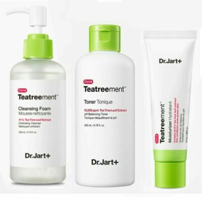 Dr.Jart+ Ctrl-A Teatreement 3er SET Toner Reinigungsschaum Feuchtigkeitscreme K-Beauty
