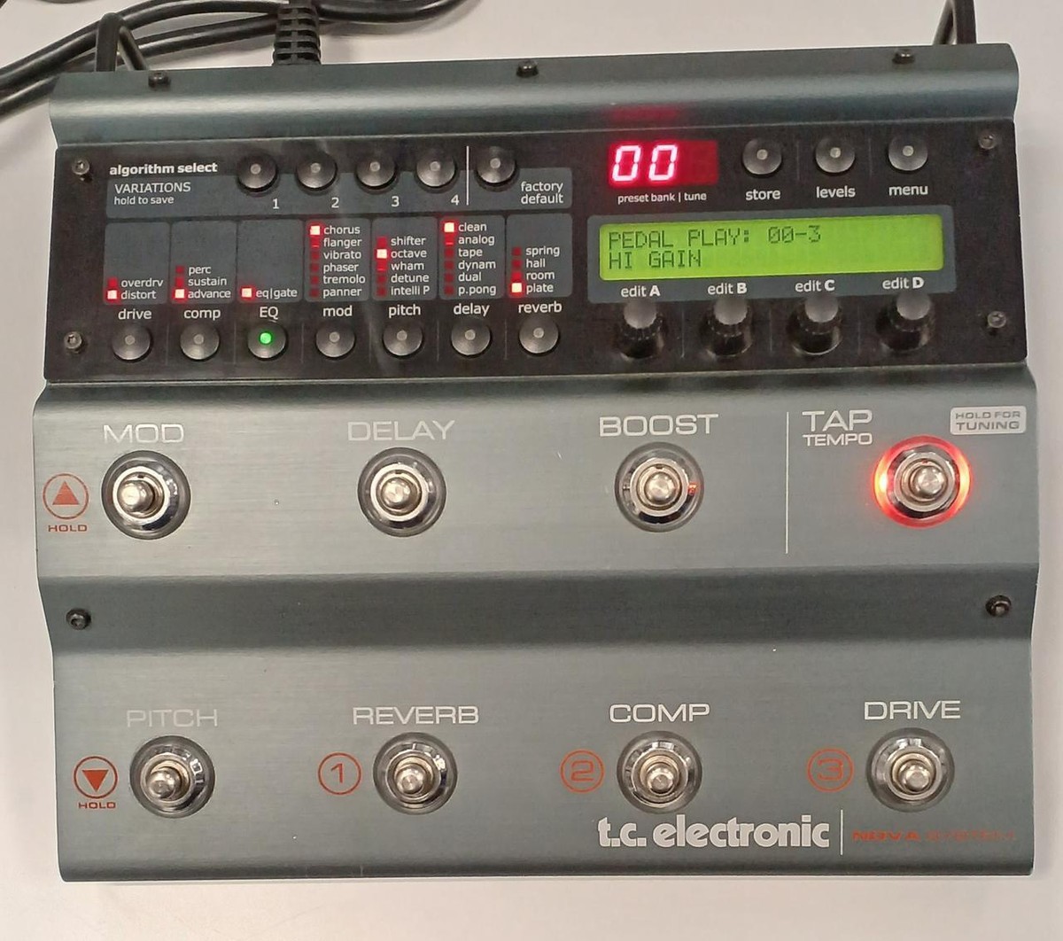 T.C. Electronic Nova System Guitar Multi Effects Processor Pedal