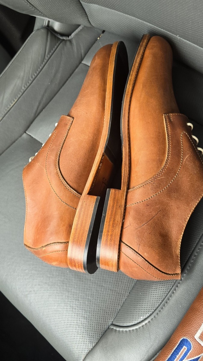 Adelante Shoe Co. Men's Handmade Leather Dress Shoes Size 13.5