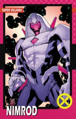 X-Men #20 Camuncoli Trading Card Nimrod Variant Marvel Comics 2023
