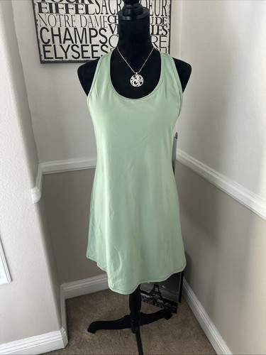 NWT HEAD Dri Motion Teammate Tennis Active Dress Granite Green Built In Bra L