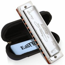 EASTTOP Diatonic Harmonica 10Holes 20Tones Blues Diatonic Mouth Organ Harmonica