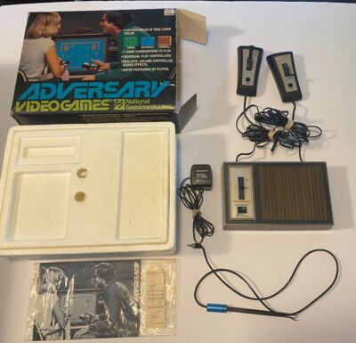 Vintage Adversary Video Games System National Seminconductor w/ Box untested
