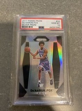 2017-18 Panini Prizm - De'Aaron Fox #24 Silver Prizm (RC) for sale