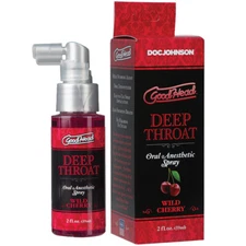 DEEP THROAT SPRAY ORAL SEX GOODHEAD, CHERRY, BEST SELLER ORAL SPRAY. 2 OZ