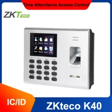 ZKteco K40 ID/IC Biometric Fingerprint Time Attendance System Built in Battery