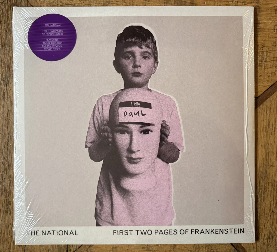 The National First Two Pages Of Frankenstein Cherry Tree white LP + flexi Vinyl
