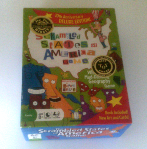 The Scrambled States Of America Spiel, 10th Anniversary Deluxe Edition nie benutzt