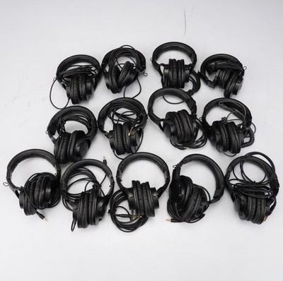 13 Pairs Audio Technica ATH-M30x & ATH-M20x Headphones #58897