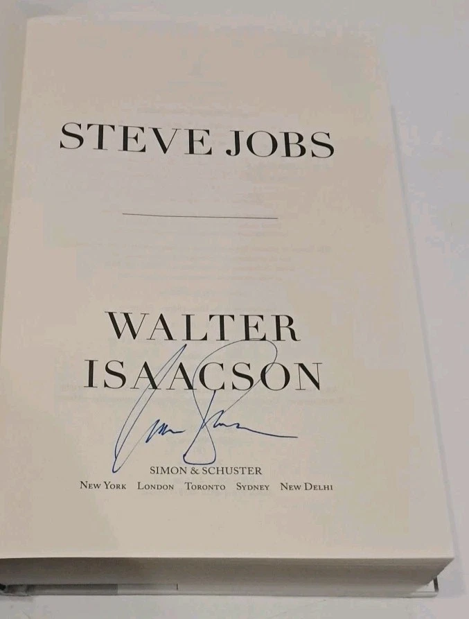 'SIGNED' STEVE JOBS by Walter Isaacson (2011) 1st Edition I - Image 2 of 4