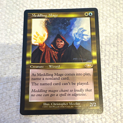 Wizards of the Coast Meddling Mage Planeshift Regular Eng #116/143 Rare 2/2