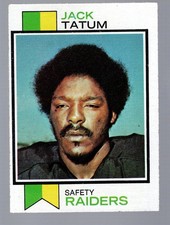 Jack Tatum 1973 Topps #288 RC