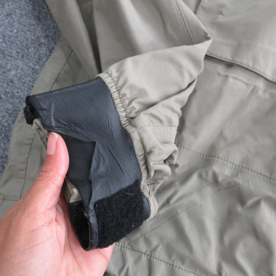 Chaqueta De Colección Patagonia Para Hombres Mediana Verde Con Capucha Pesca con Mosca Vadeo SST Abrigo Anillo en D Foto 2 de 4