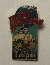 Planet Hollywood Restaurant Logo Clasp Back Pin - Taipei Taiwan