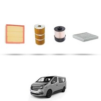 Hoffcar Wartungsset - 4 Filter FüR Fiat Talento II 1.6 Multijet 107KW Ab 2016