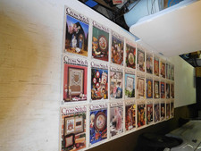 30 Vintage 1987-1991 Cross-Stitch Country Craft Magazine Lot
