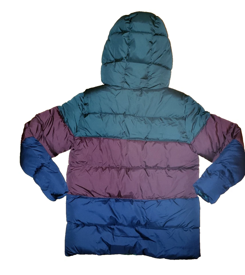NUEVO CON ETIQUETAS Chaqueta Abrigo Gap Kids Cold Control Max Warmest Puffer Azul Marino/Rojo/Verde Talla XL Foto 3 de 4