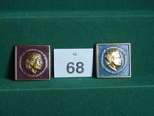 Nr. 68 ... DDR  Reversnadel Pin ...  Persönlichkeiten  der  Geschichte