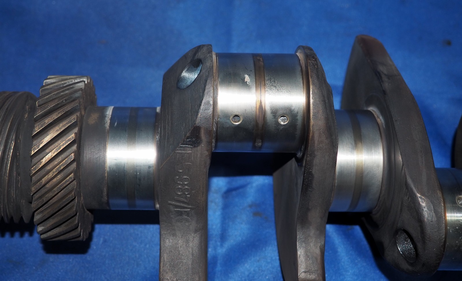 1959-1982 Rolls Royce & Bentley 6.25L V8 L410 Engine Crankshaft OEM Nice Shape!