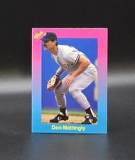 1989 Classic Light Blue DON MATTINGLY Card #5 New York Yankees Baseball