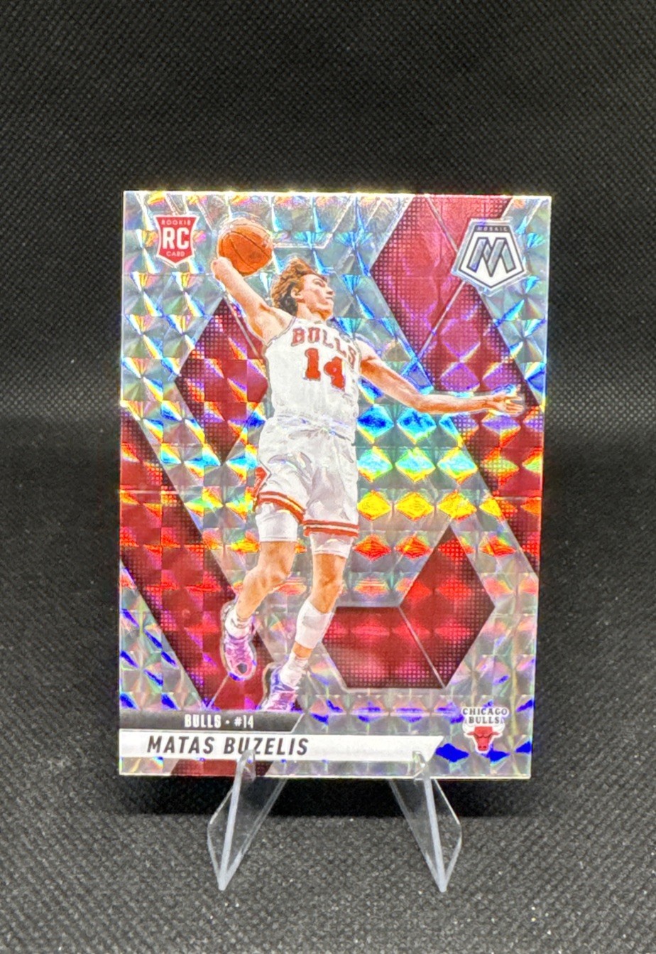 2024-25 Mosaic Matas Buzelis RC Mosaic Silver Rookie #223 Bulls