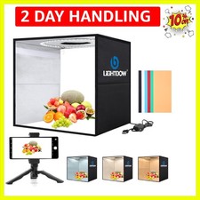 12"x12"x12" Photo Studio Light Box Photography with Desktop Tripod  120 LEDs...