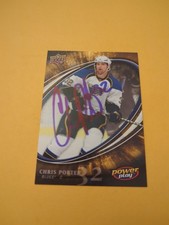 Chris Porter Signed St. Louis Blues Rookie Card. rookie card picture
