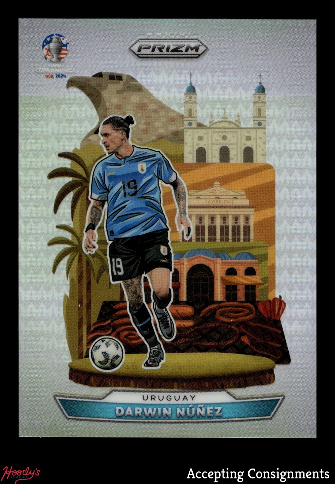 2024 Panini Prizm Copa America National Landmarks #7 Darwin Nunez SP