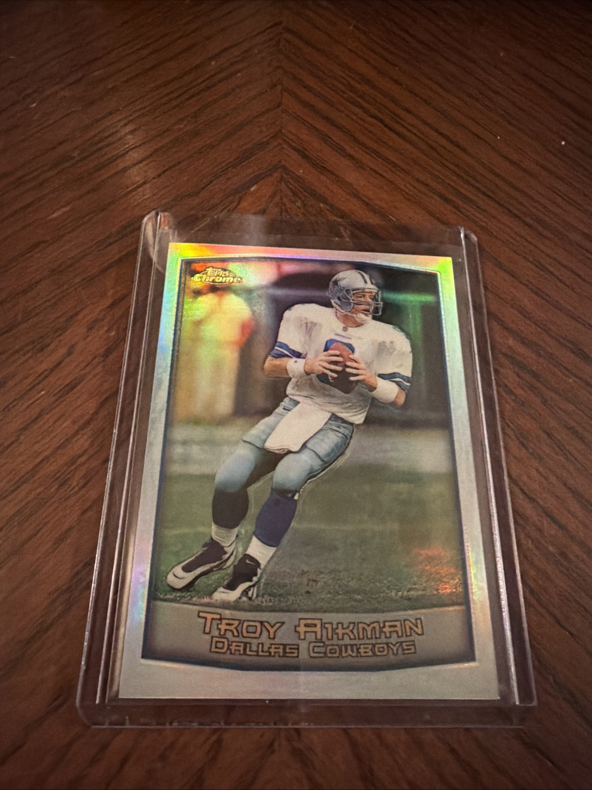 TROY AIKMAN 1999 Topps Chrome REFRACTOR #90 Cowboys