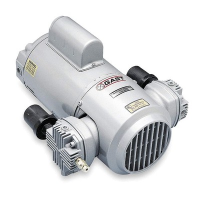 GAST 4HCC-40-M450X Piston Air Compressor, 0.5 hp, 1 Phase 2Z869