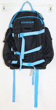 Burton Small Black Blue Trim Snowboarding Skiing Winter Sports Backpack Knapsack