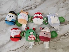 7 Squishmallows Squishville Christmas Holiday Advent calendar Lot 7 Mini Plush
