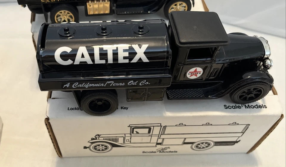 J. Ertl Tanker Truck Banks. Sunoco, Texaco and Terrible Herbst Oil Lot of 6 RARE - Image 4 of 4