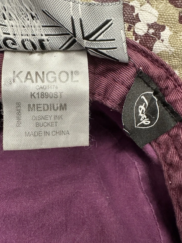 Kangol Born британский Disney чернила ведро шляпа желтовато-коричневый коричневый и белый размер средний - Изображение 4 из 4