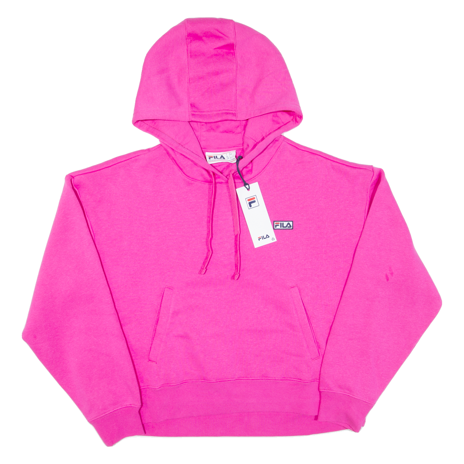 FILA Cropped Felpa con Cappuccio Donna Rosa L
