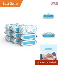 Baby Wipes Unscented 810 Count Gentle Face Hands Body Flip-Top Pack