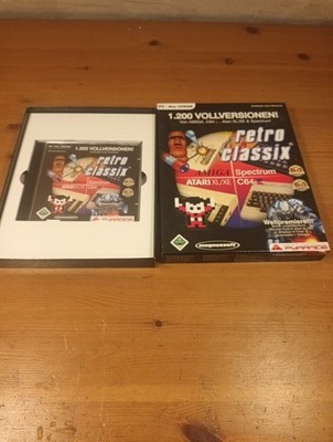 Retro Classix (PC/Mac) 1200 Vollversionen *Atari 800, Amiga, Spectrum Big Box
