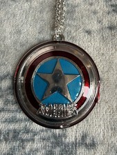 Captain America Large Shield Necklace Marvel Avengers