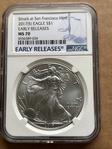 2017 S Silver Eagle NGC MS70 ER