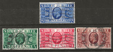 Timbres Royaume Uni - Georges V - 1935: YT n°201 à 204 - Oblitérés