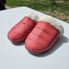 Vionic Womens Josephine Pink / Red Slippers Size 6