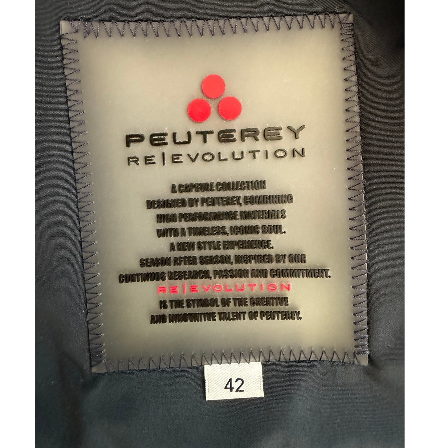 Peuterey Spring Jacket Blue Toggle Lightweight It… - image 4