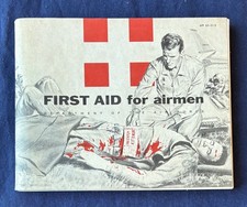 1959 USAF First Aid for Airmen * Cold War Military Instruction Booklet