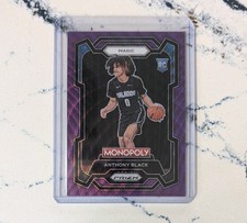 2023-24 Panini Prizm Monopoly - Anthony Black #66 Purple Wave Prizm (RC)