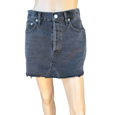 Denim Mini Agolde Quinn New Agolde Quinn Pose Women's Black Cut