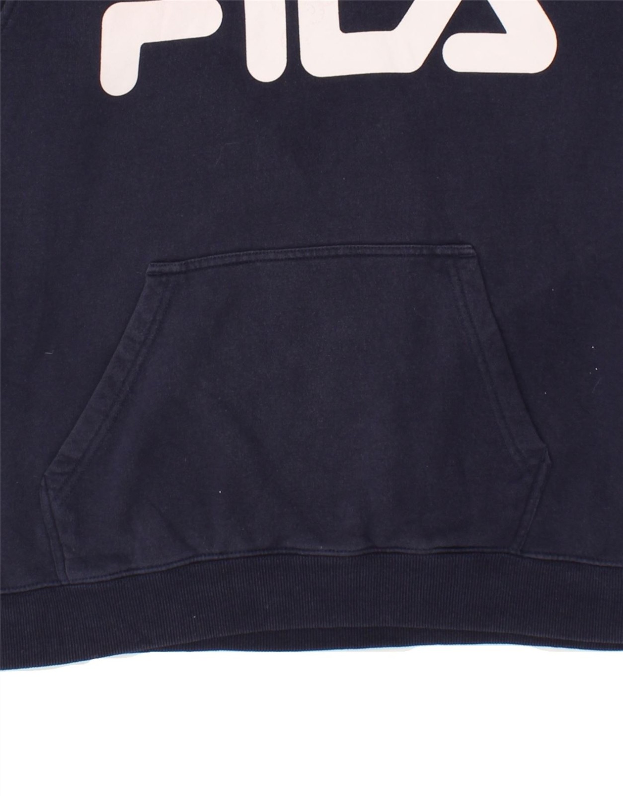 FILA Maglione Uomo Grafico con Cappuccio Piccolo Blu Navy Cotone BQ68