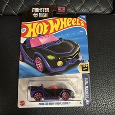 Hot Wheels 2024 Monster High Ghoul Mobile Black 3/250 HW Screen Time 1/10